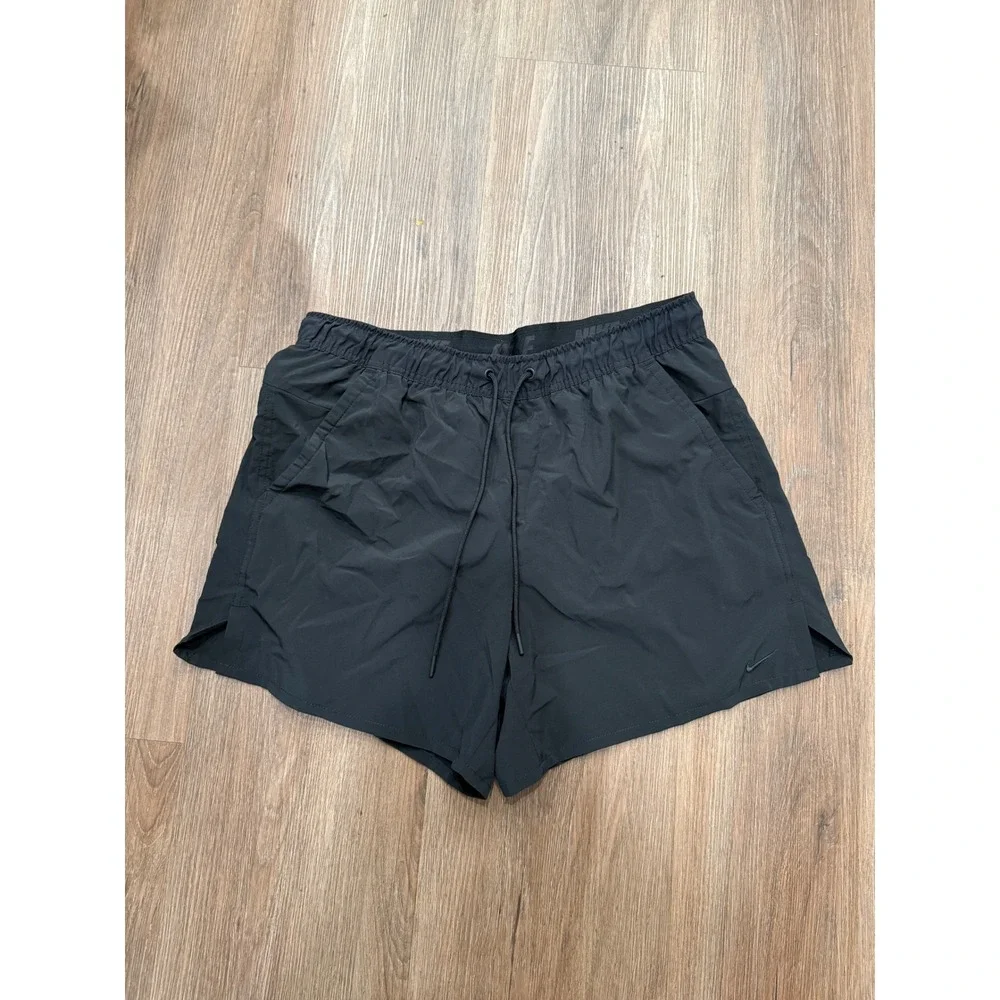 Nike Mens Dri-FIT Training Shorts Black Elastic Waist Athletic Size L 89